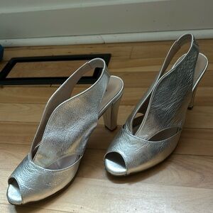 Ateliers Silver heels size 39 (8.5 US)